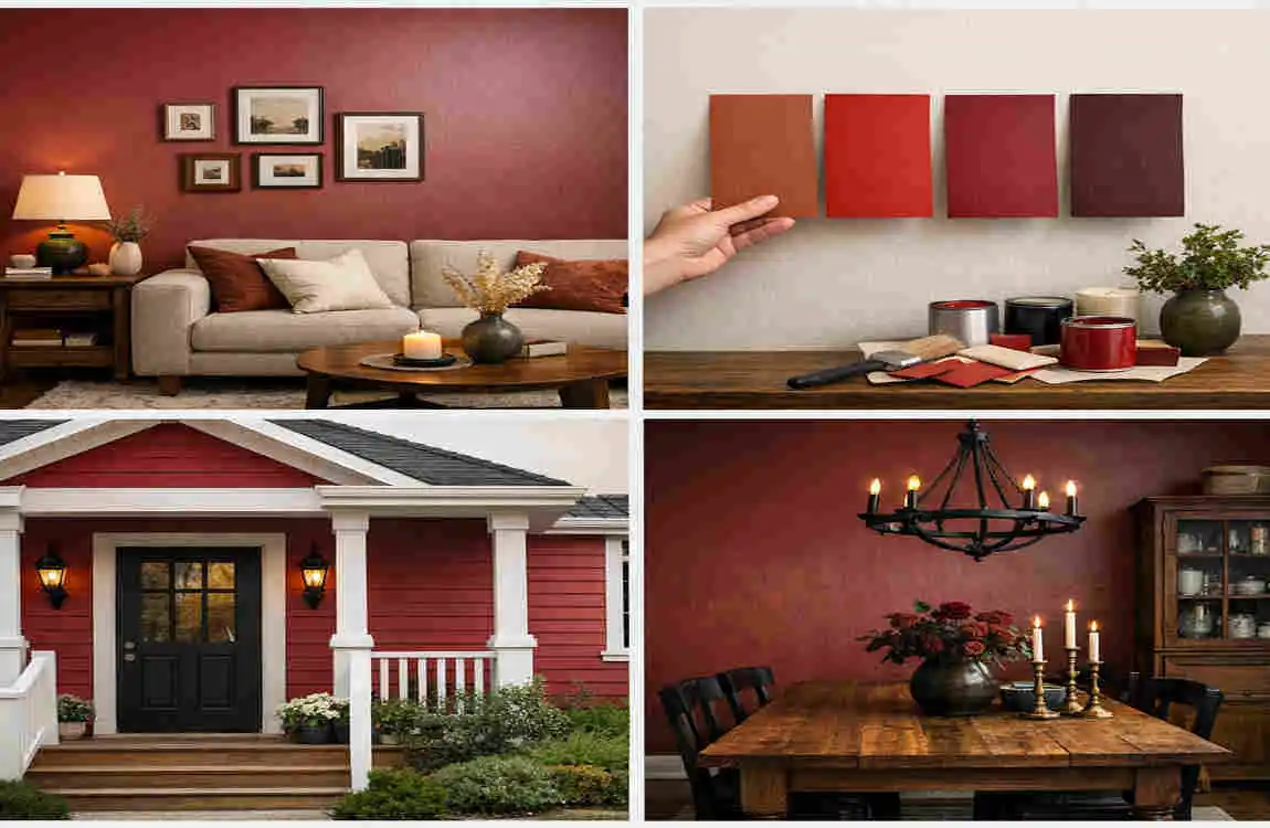 red interior at home