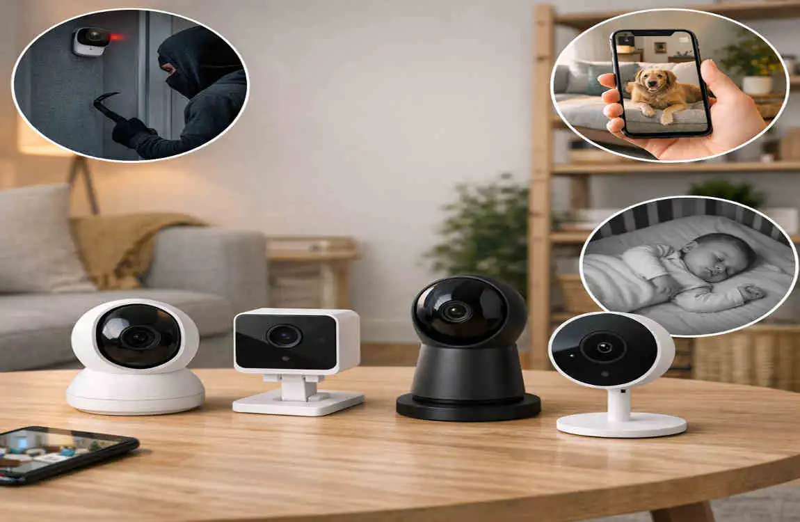 Interior Security Cameras for Home: 