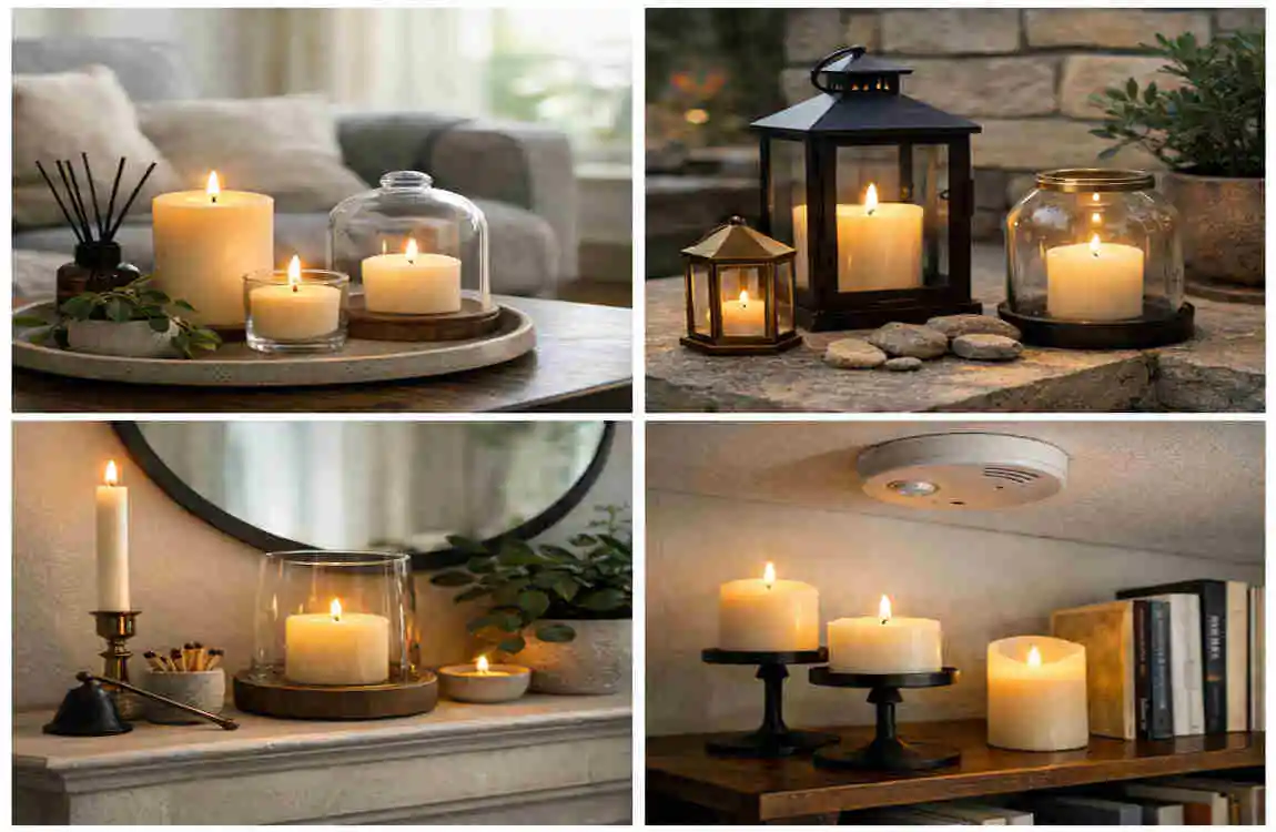 candles for different interior styles