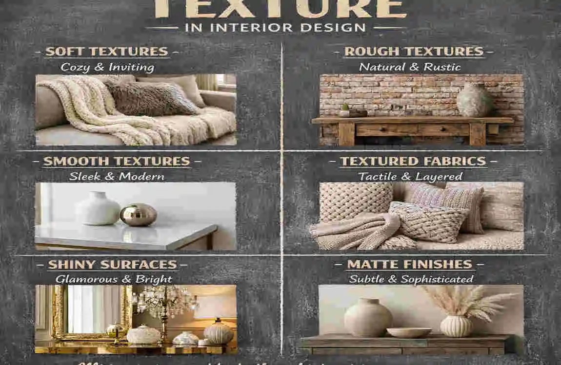how to use texture in interior design
