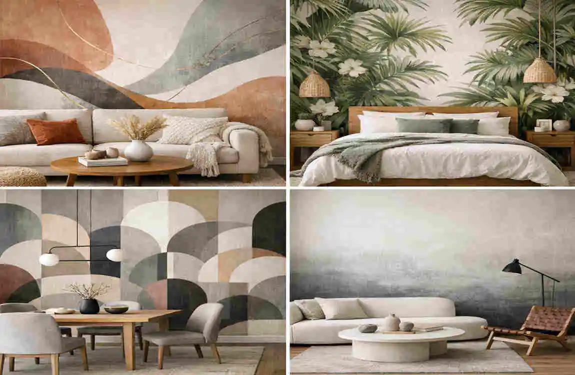how to use wallpaper in interior design