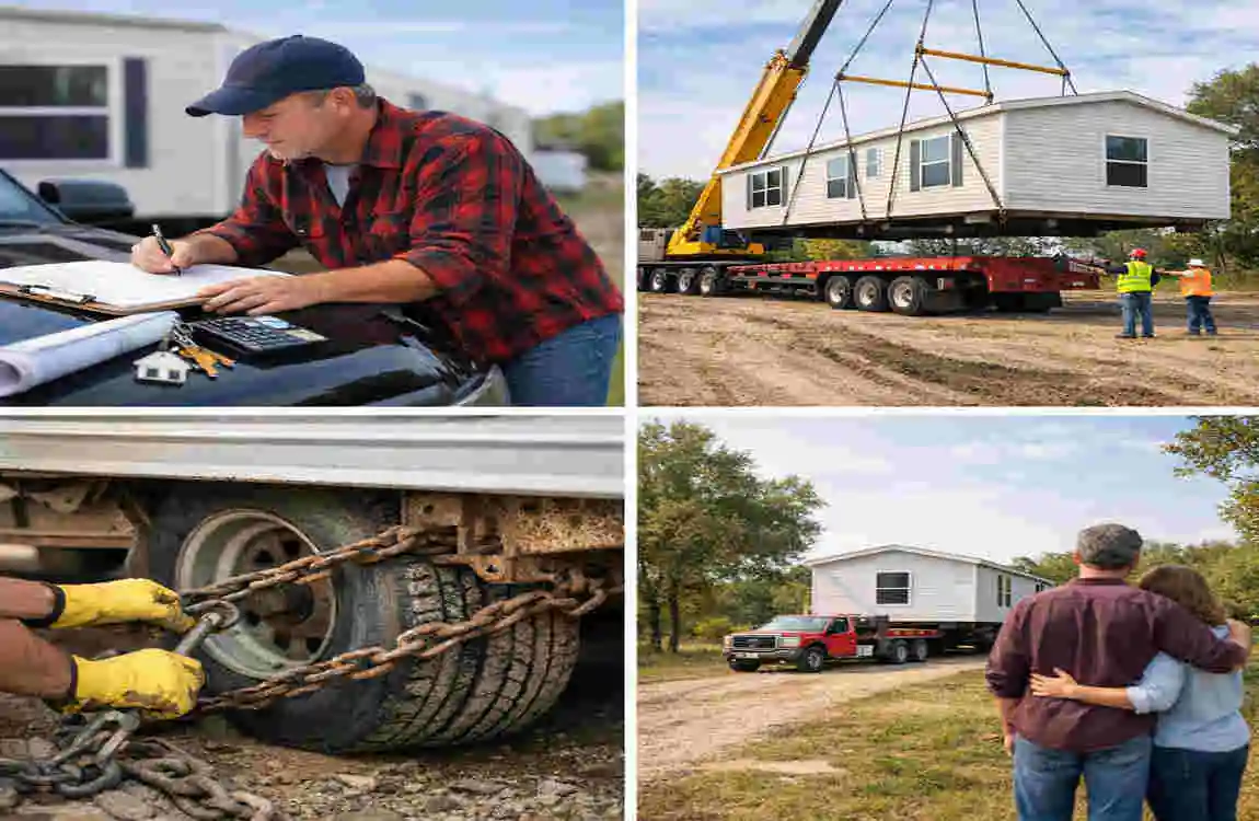 how to sign over a mobile home
