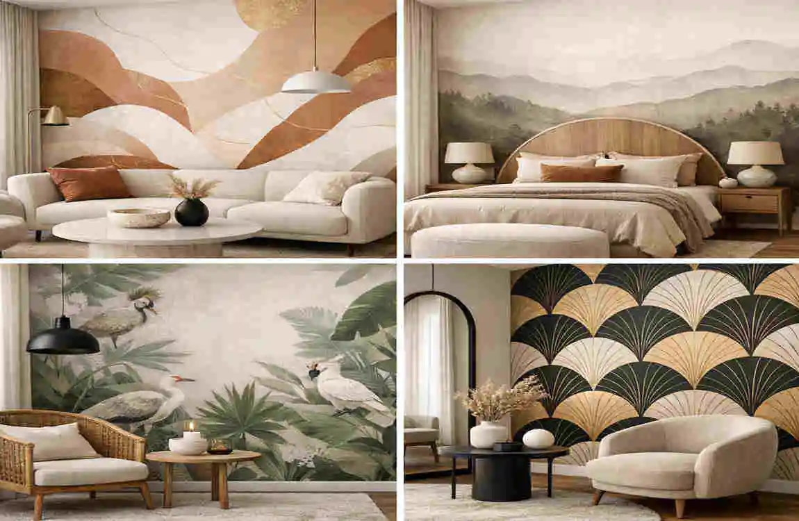 how wallpaper enhances interior