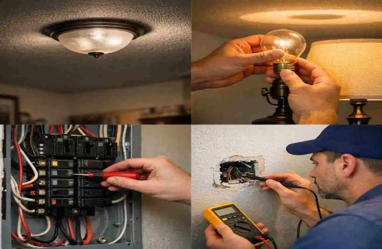 why do my interior lights flicker in my house