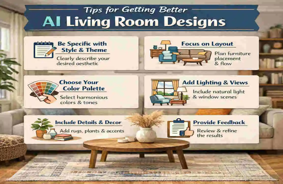 AI Interior Design for Living Room: