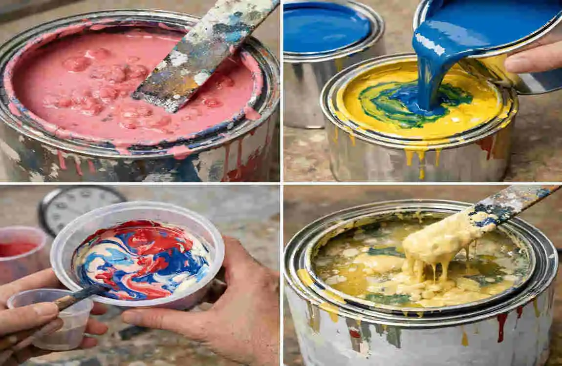 can you mix interior paint with exterior paint