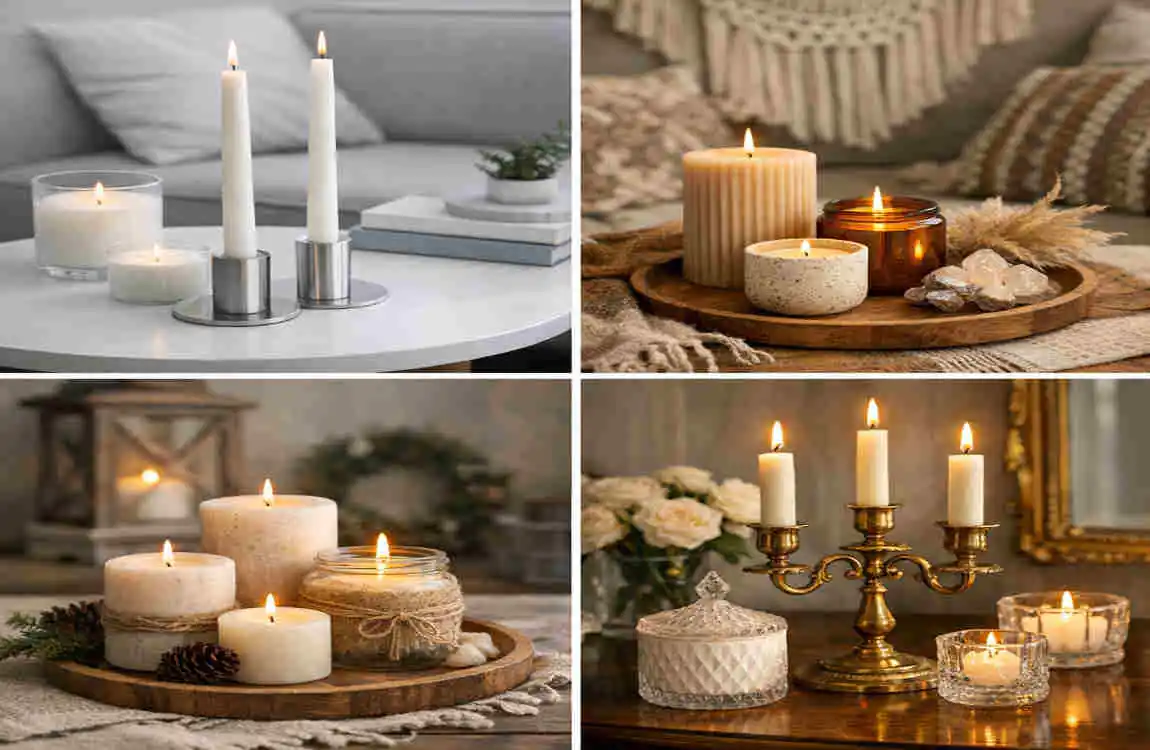 how to choose candles for interior design style