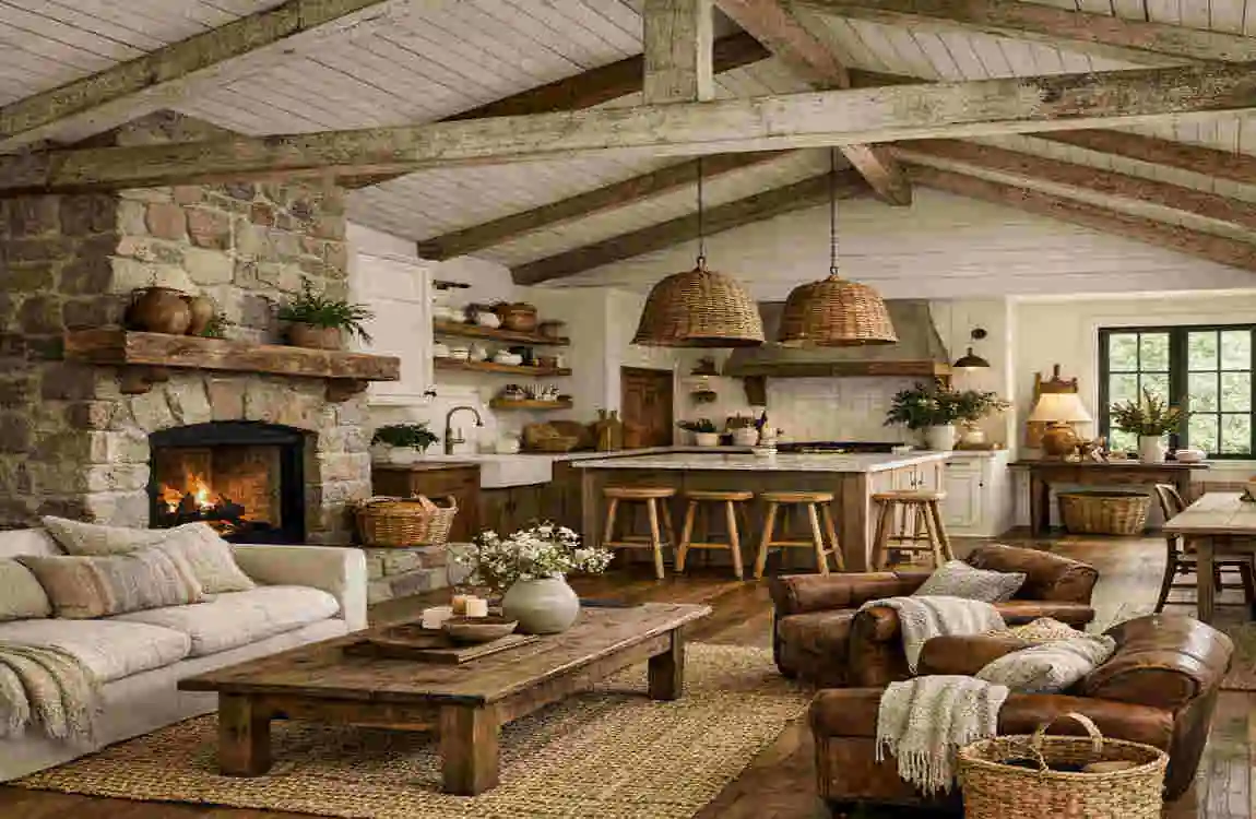 what is country interior design at home