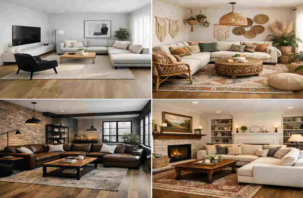l shaped living room interior design
