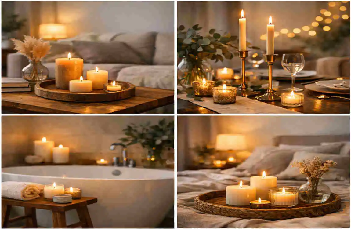 how to choose candles for interior design style