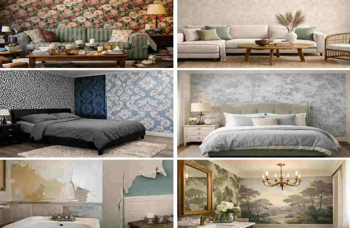 how to use wallpaper in interior design