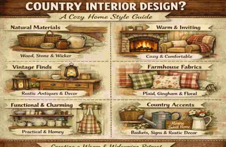What Is Country Interior Design? A Cozy Home Style Guide what is country interior design at home