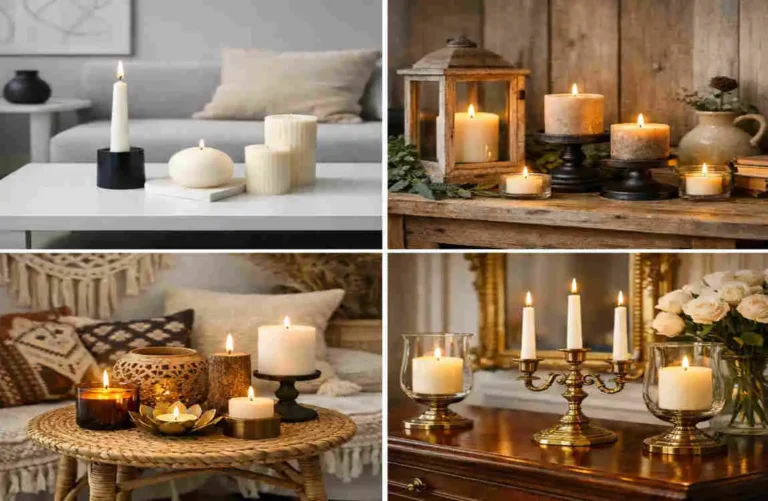 candles for different interior styles