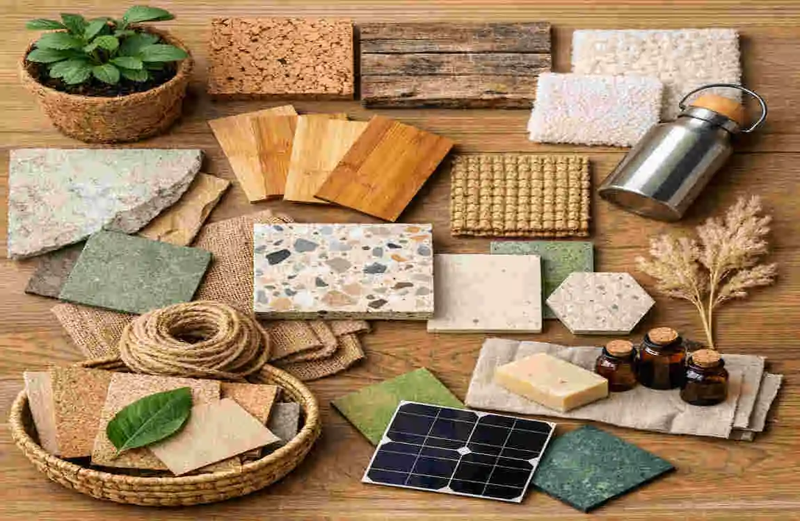 sustainable materials used in interior design