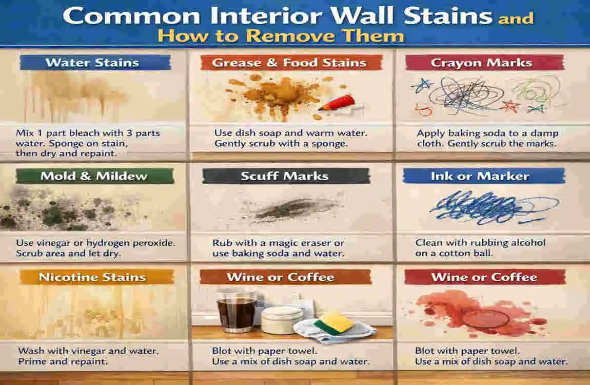 cleaning interior walls home