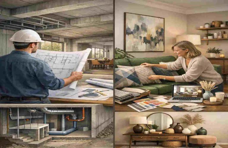 is interior architecture the same as interior design