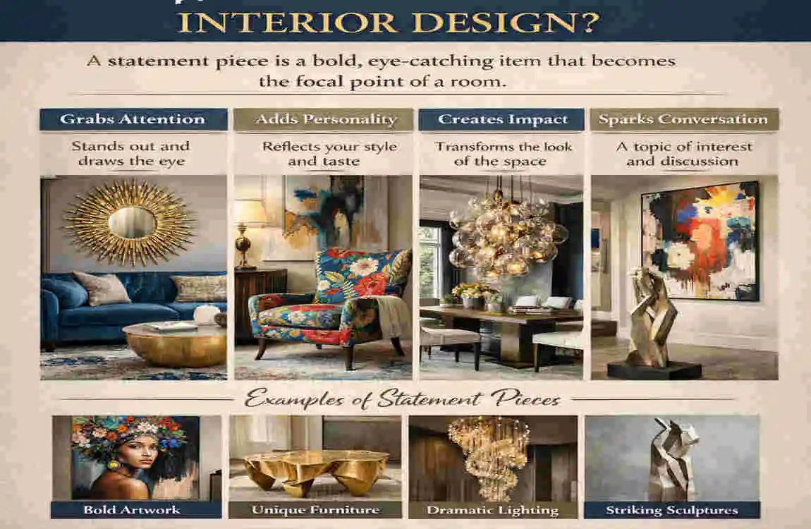 what is a statement piece in interior design