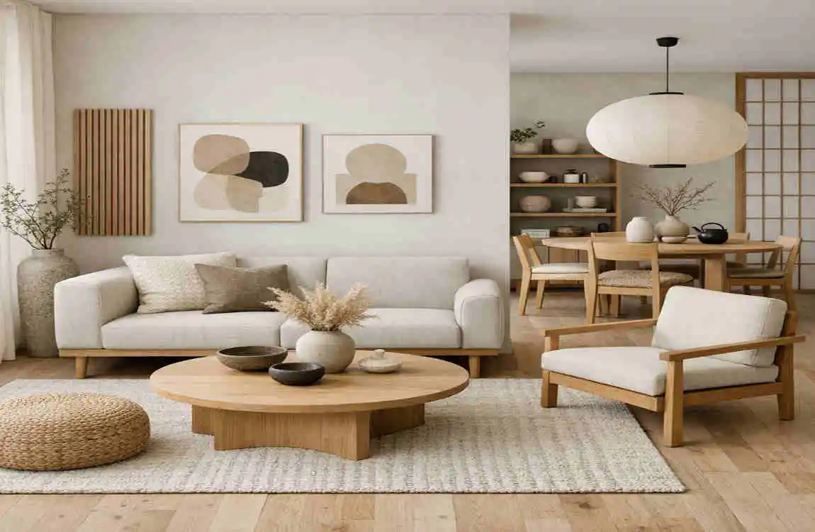 modern japandi interior design