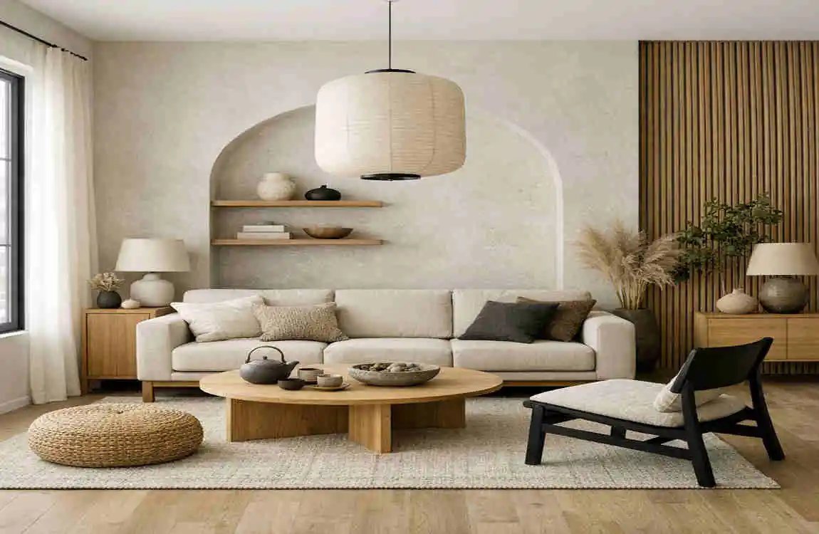 modern japandi interior design