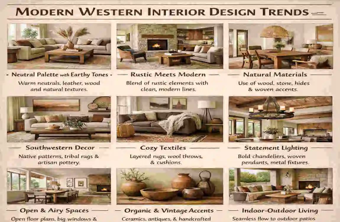 modern western interior design