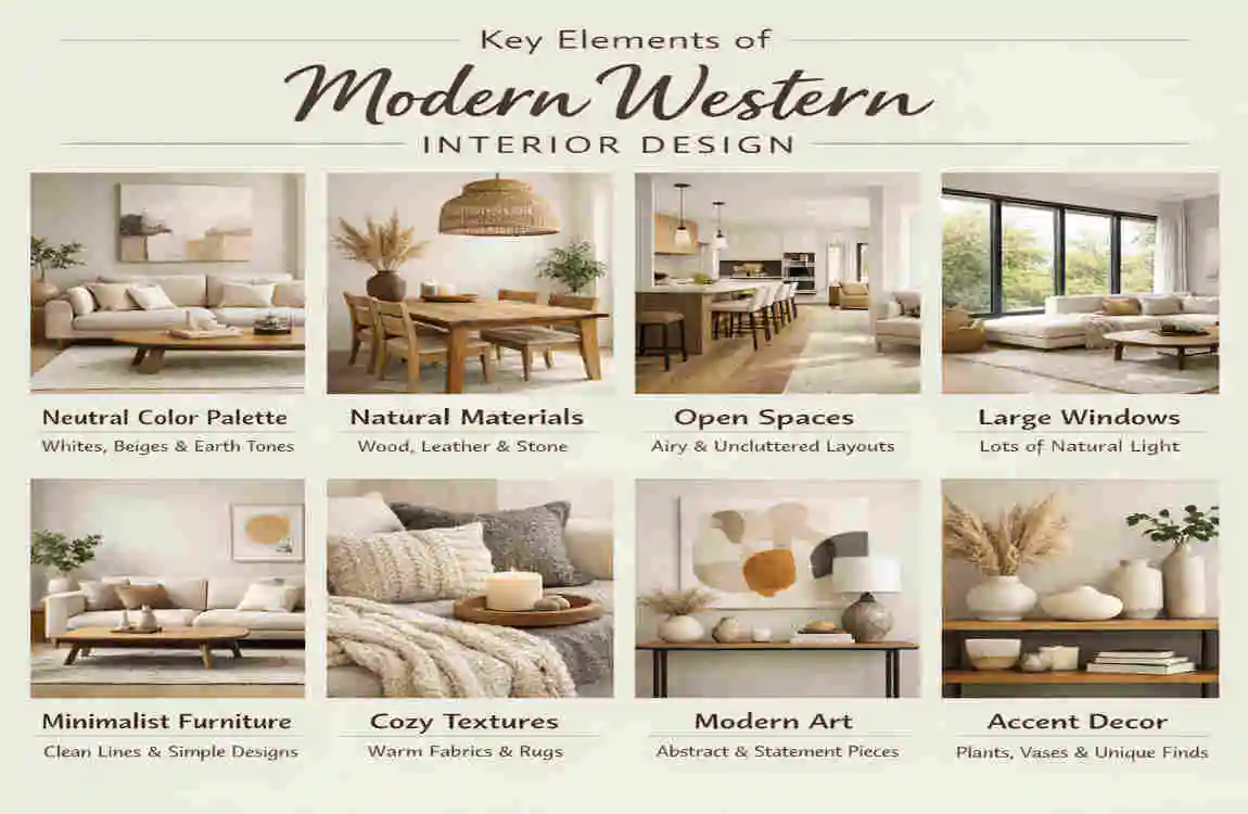 modern western interior design