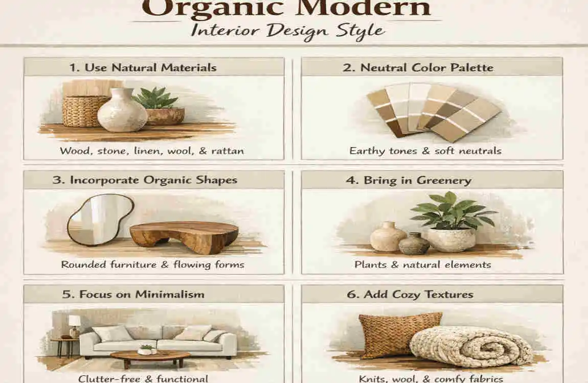 organic modern interior design style