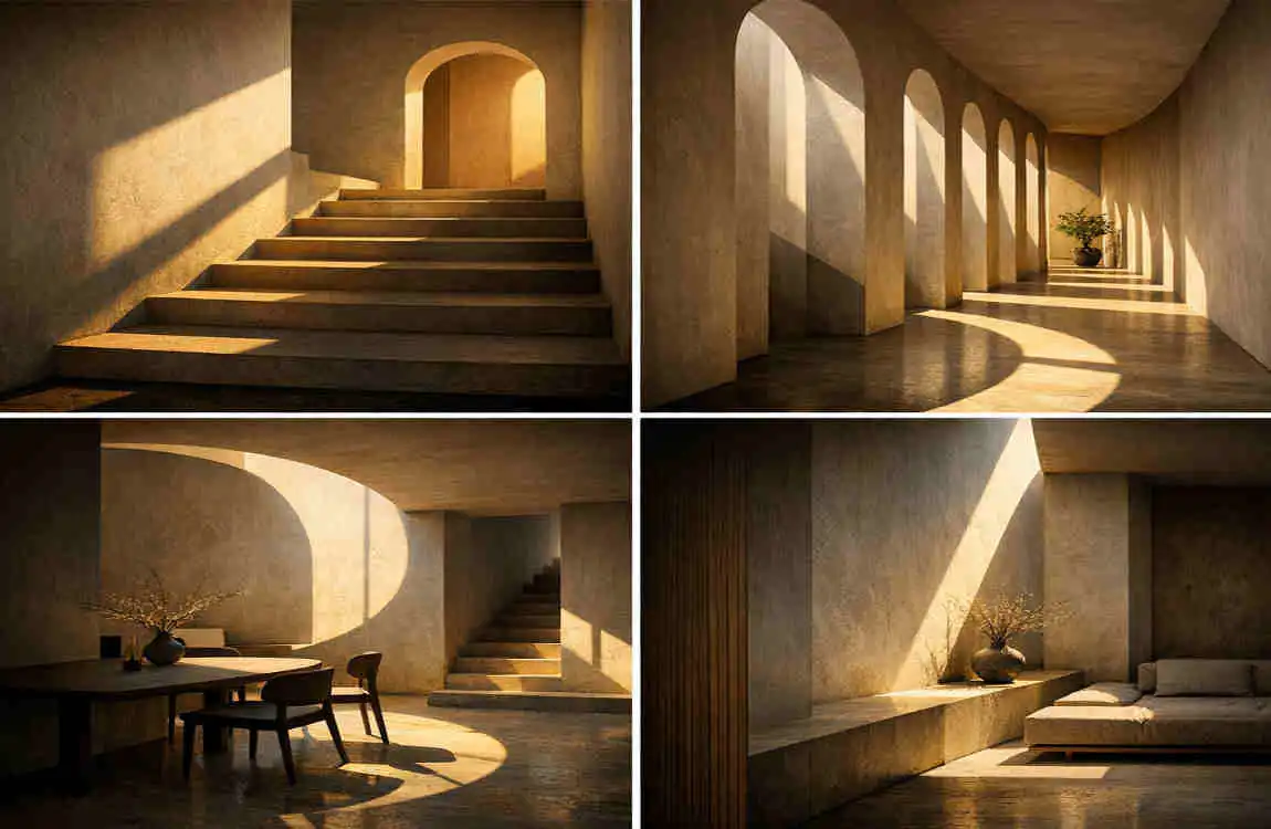 how interior designers use lighting to draw attention