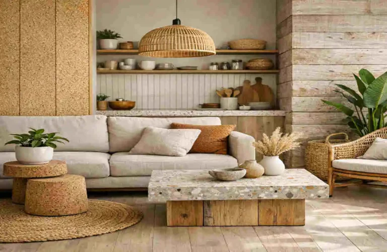 what are sustainable materials in interior design