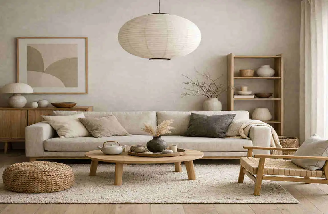 scandinavian japandi interior design