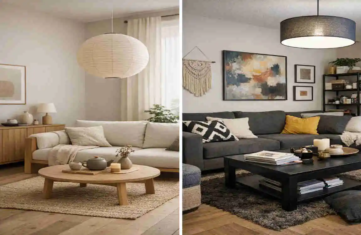 scandinavian japandi interior design